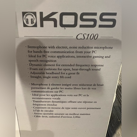 KOSS CS100 Communication Headset - Picture 3 of 4